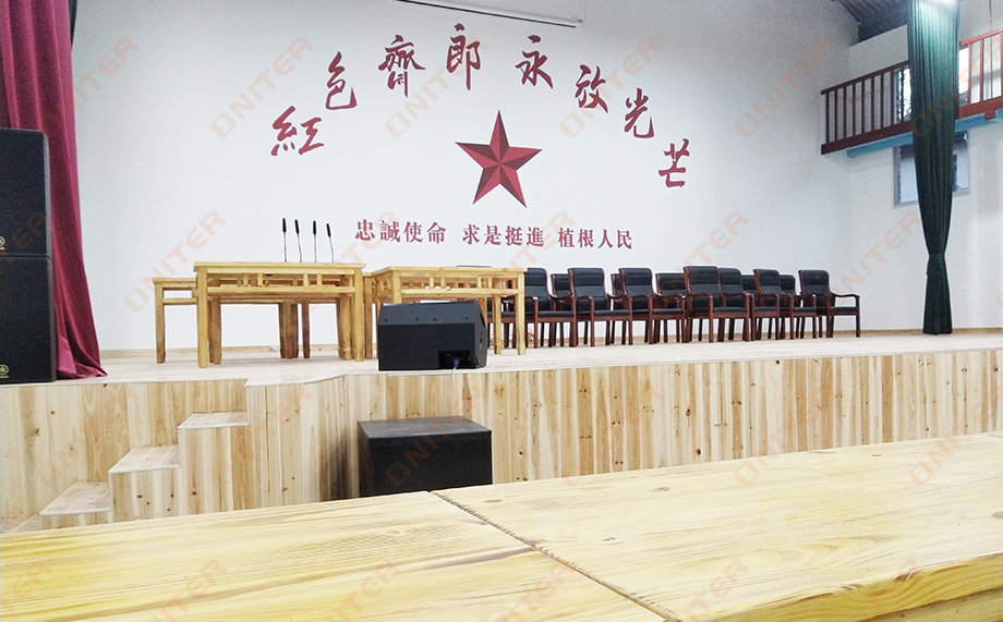 軍旅小鎮紅軍講堂舞臺